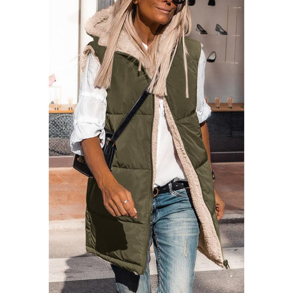 Cozy Everyday Layering Reversible Vest