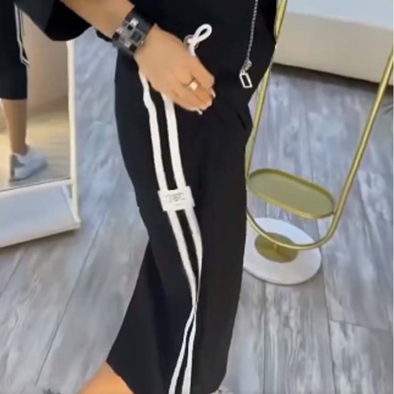 Chic Collar Jacket Dress Set