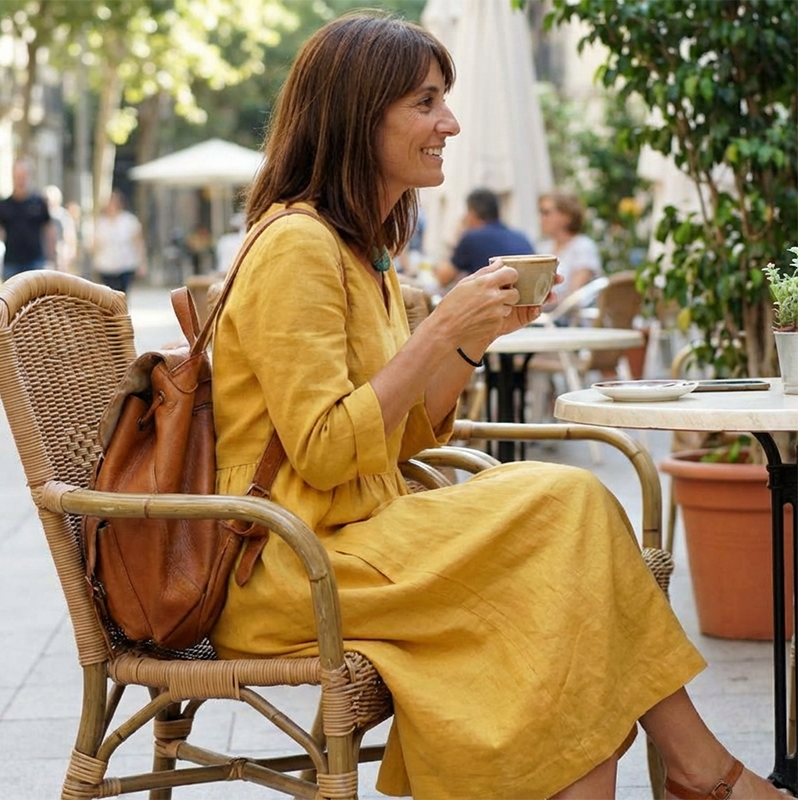 Everyday V-Neck Midi Pocketed Dress