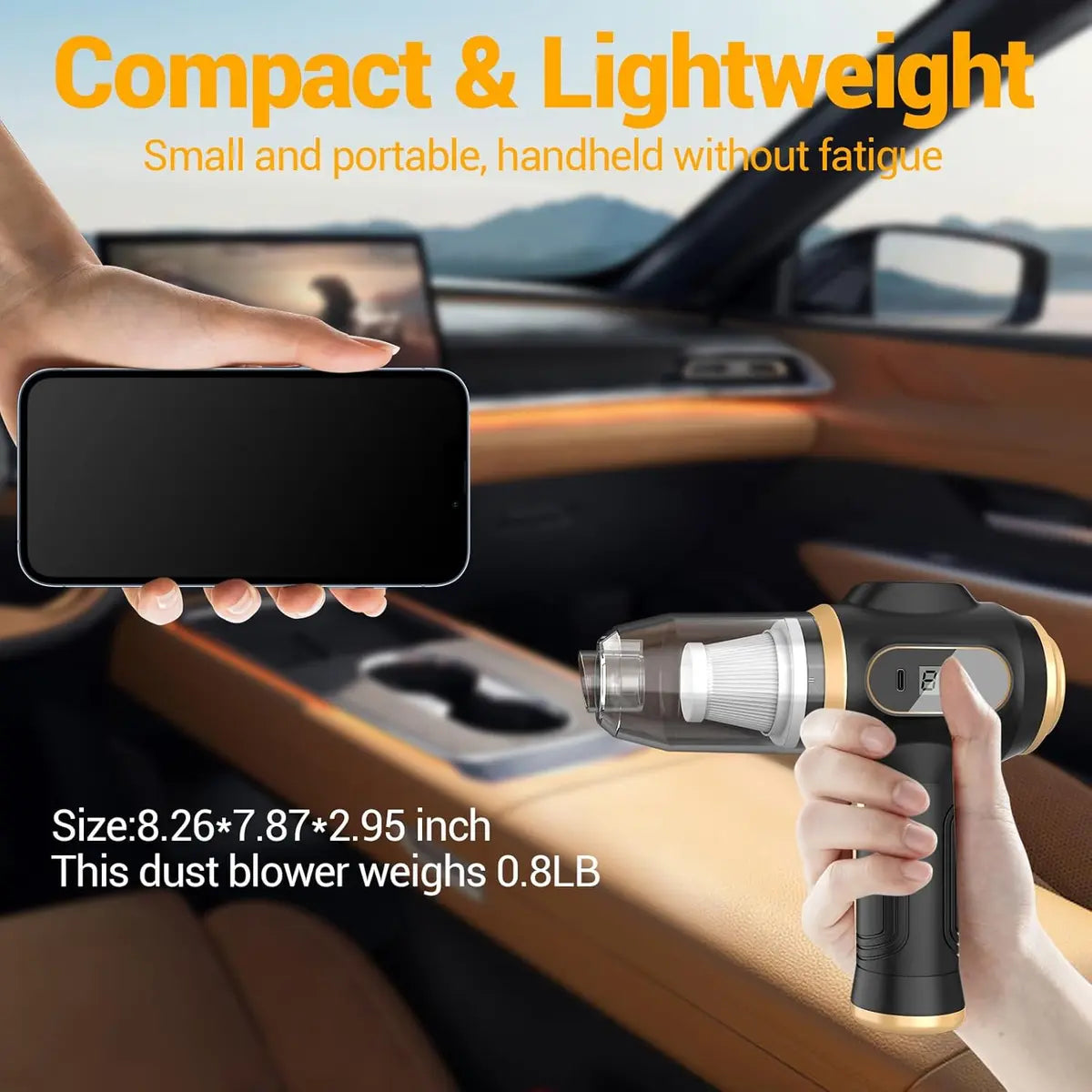 QuickClean Pro Compact Handheld Vacuum