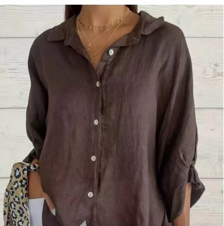 Chic Tie-Back Lightweight Comfort Blouse