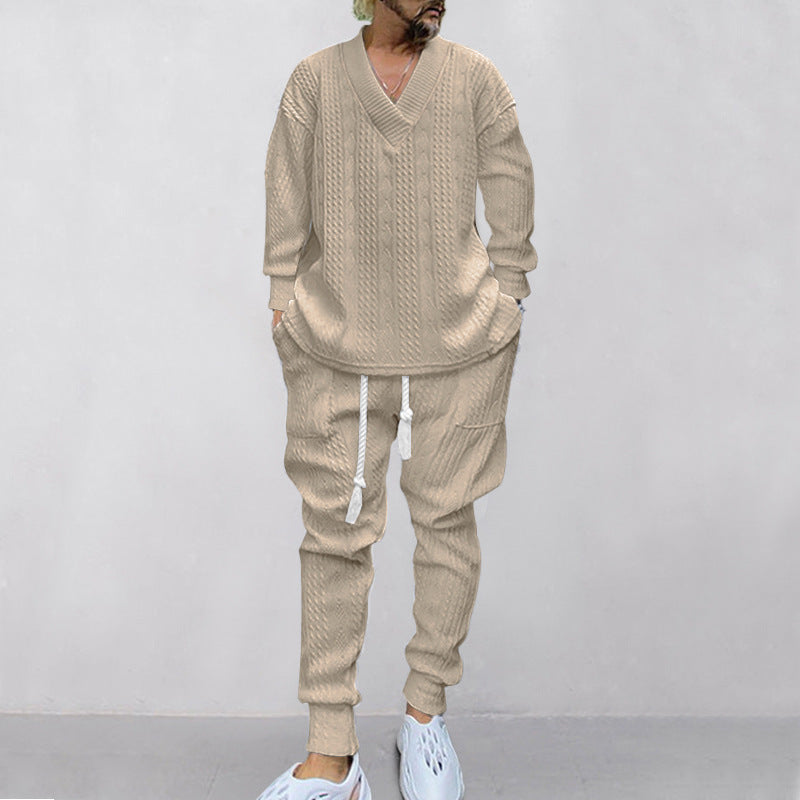 Cozy V-Neck Everyday Lounge Set