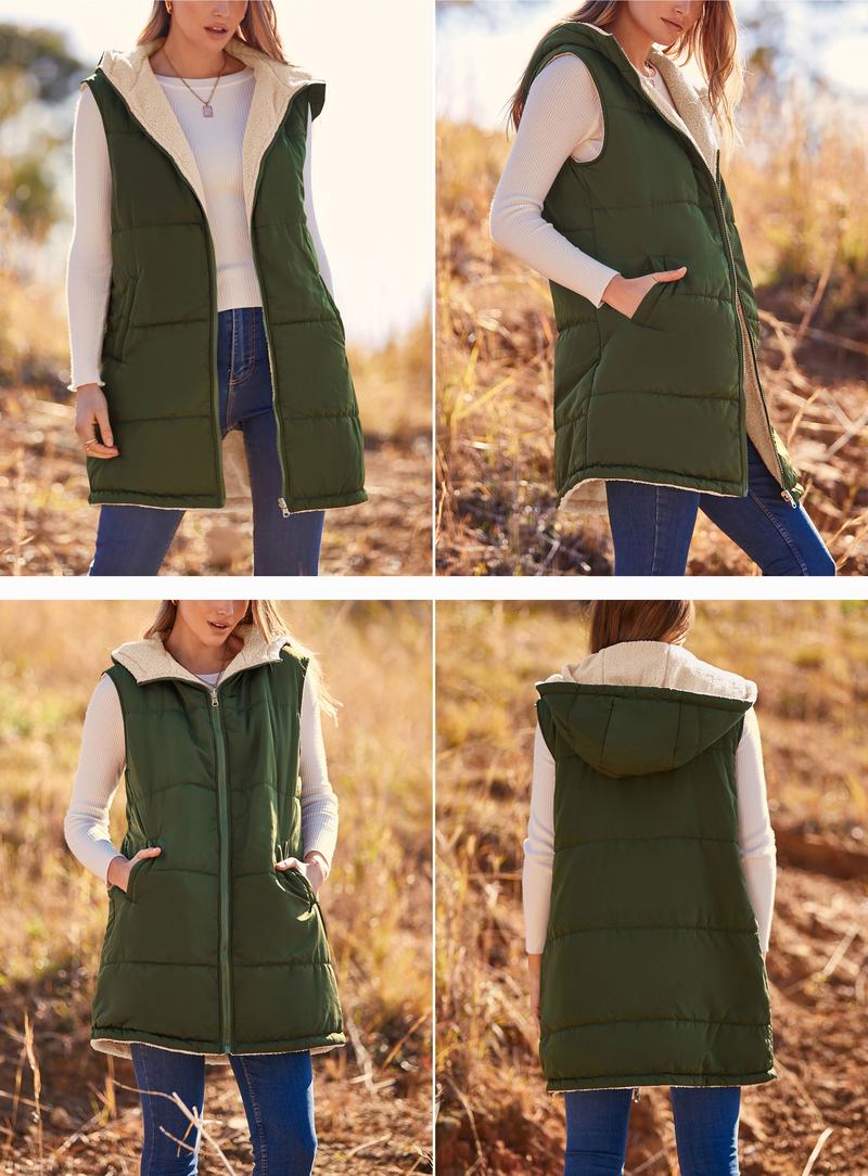 Cozy Everyday Layering Reversible Vest