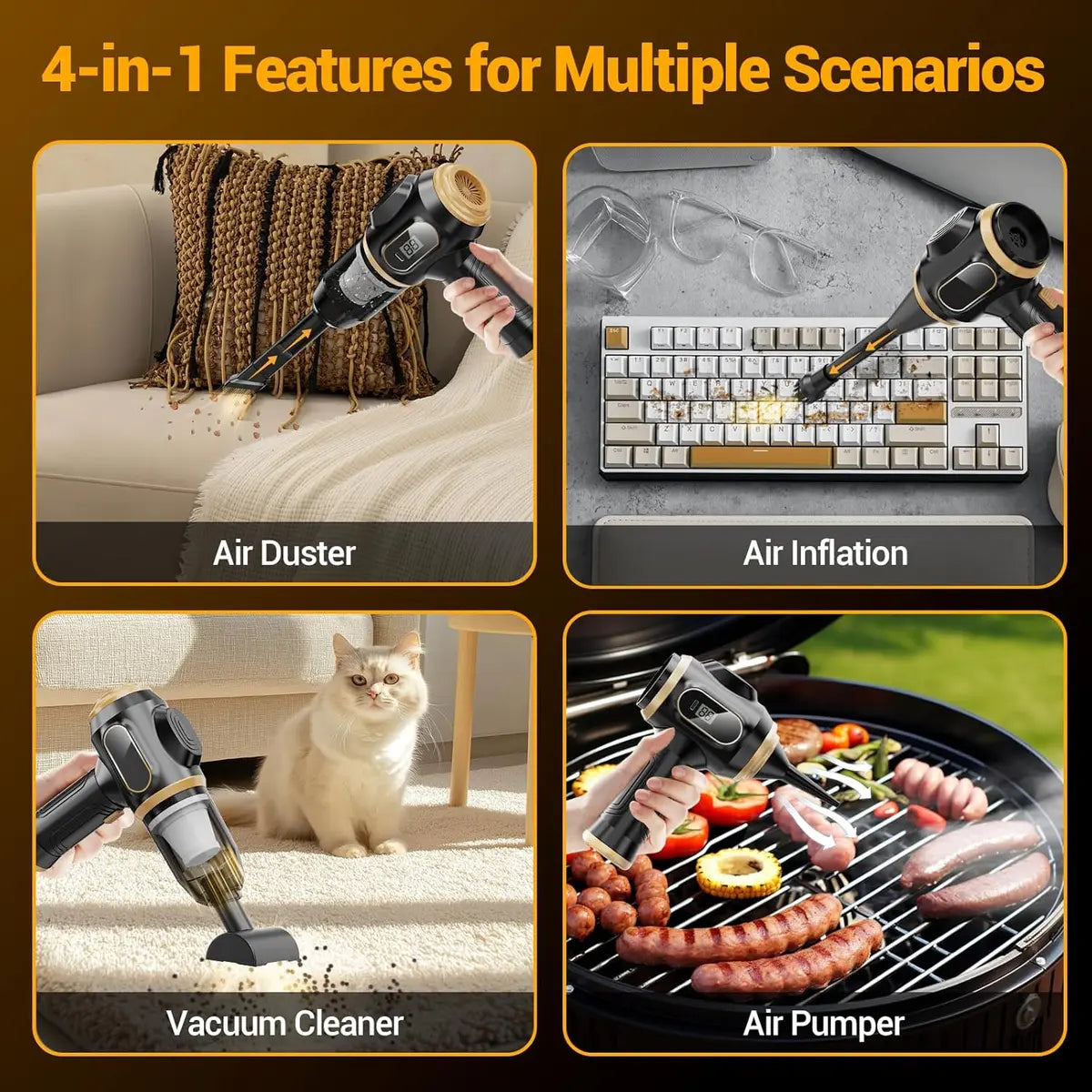 QuickClean Pro Compact Handheld Vacuum