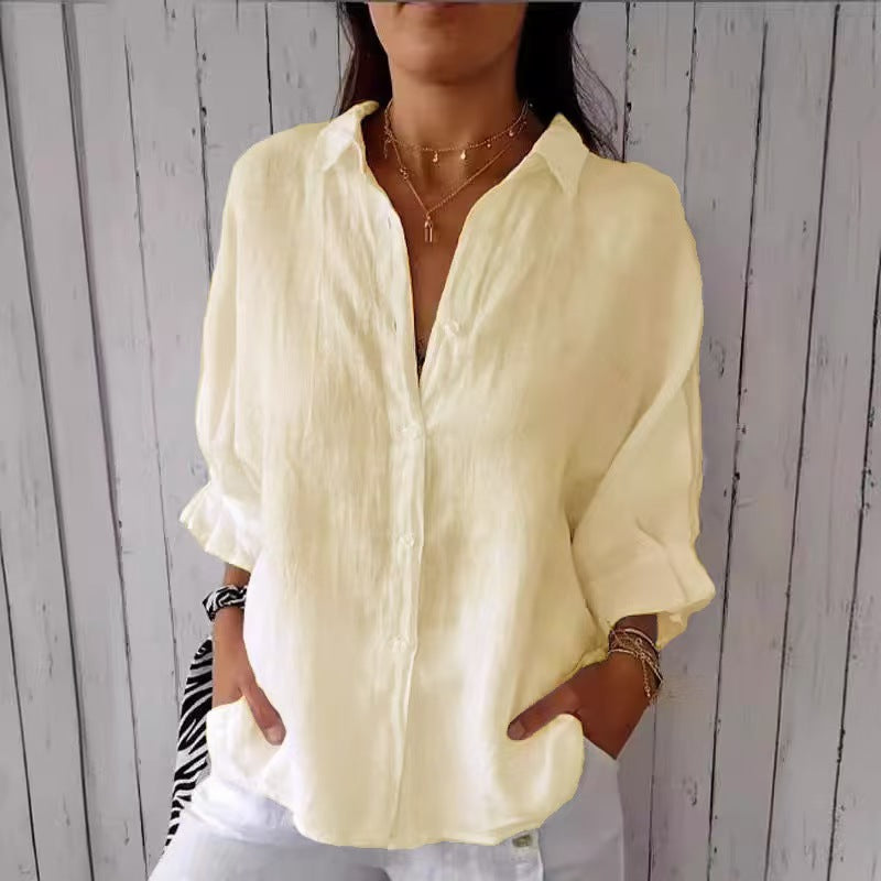 Chic Tie-Back Lightweight Comfort Blouse