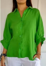 Chic Tie-Back Lightweight Comfort Blouse